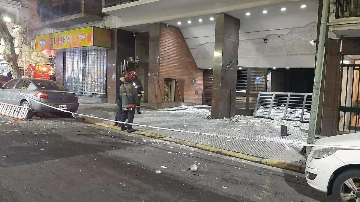Explotó la caldera de un edificio. Foto Policía de la Ciudad