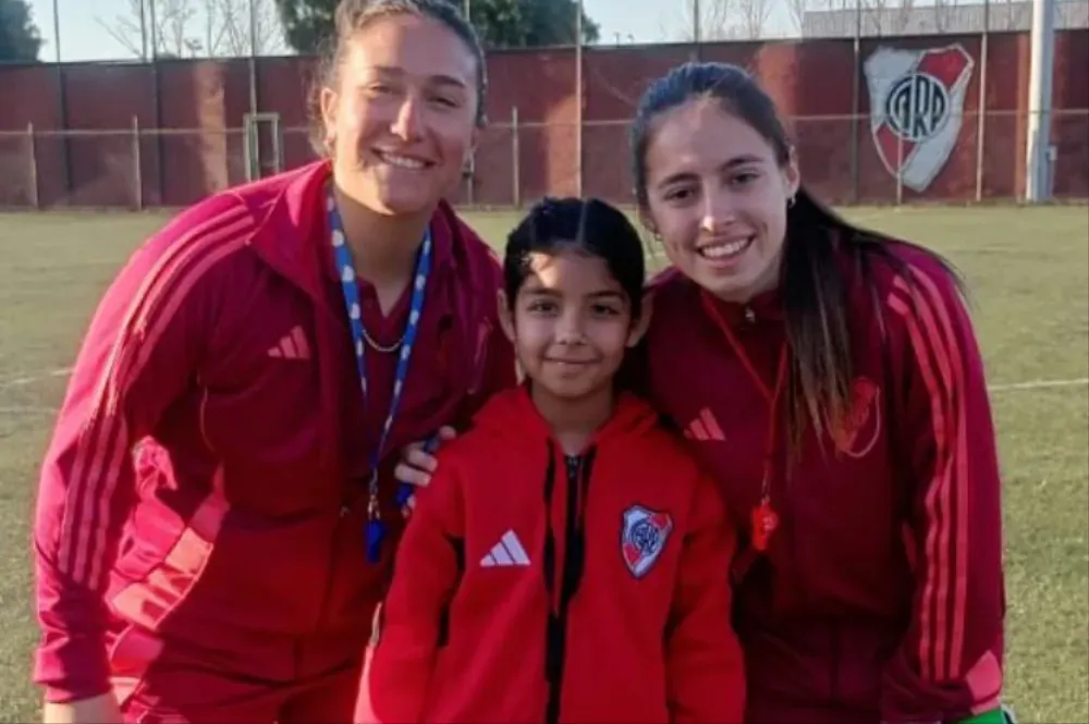 Antonella Monzón fue preseleccionada en River Plate entre 150 jugadoras
