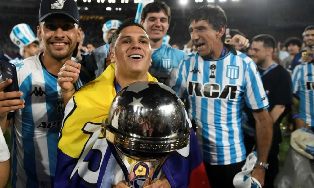 Juanfer fue una de las figuras del Racing campeón 