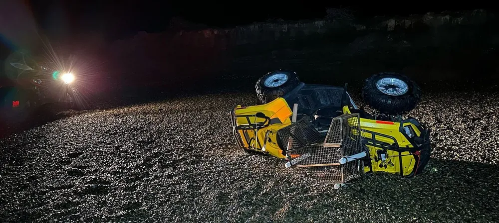 cuatriciclo accidentado