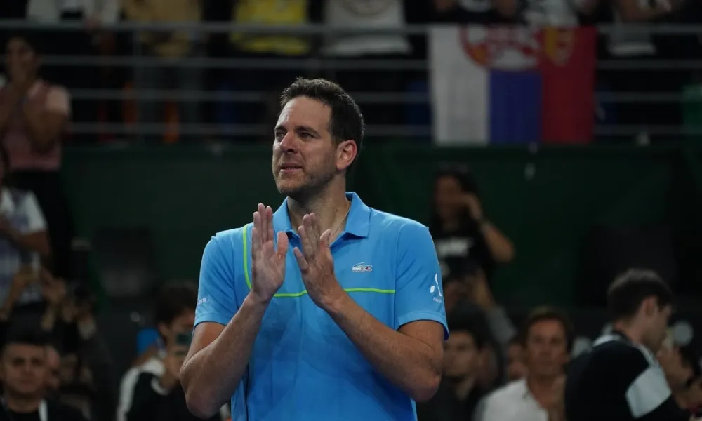 La emoción de Del Potro