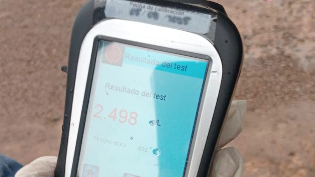 Un conductor que chocó con 2,49 g/l de alcohol en sangre