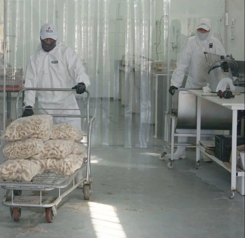 Planta de elaboración de distribuidora Alta en Puerto Madryn