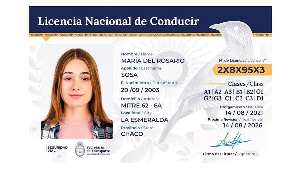 Nueva Licencia de Conducir