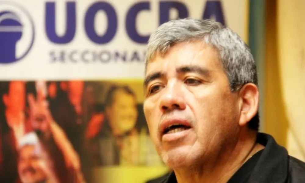 Damián Miller secretario general de la UOCRA Río Negro