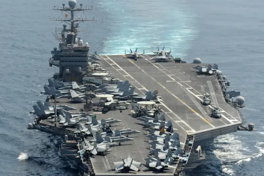 Portaviones en Medio Oriente