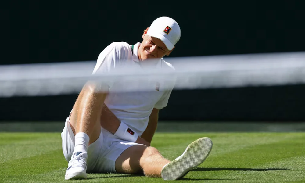 Jannik Sinner en su debut en Wimbledon