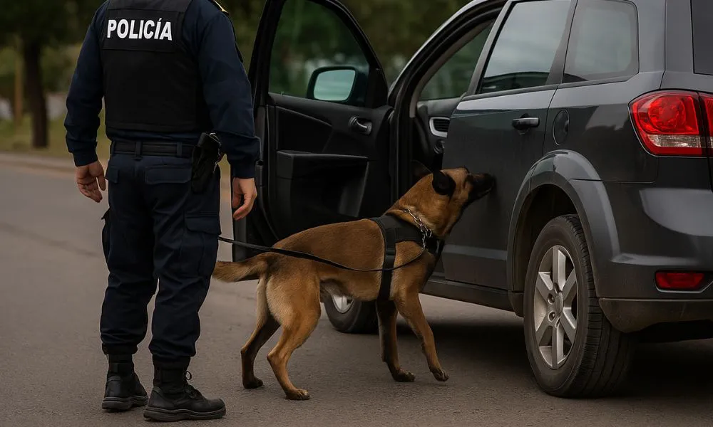 Perros antinarcóticos imagen ilustrativa generada por LA17