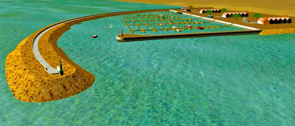 Proyecto darsena deportiva de Puerto Madryn