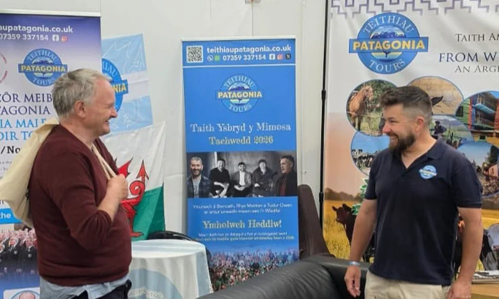 Promocionaron a Trevelin y la región en la principal muestra agropecuaria de Gales