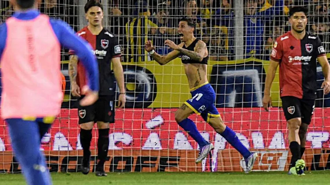 Ángel Di María le dio la victoria a Rosario Central ante Newell’s.