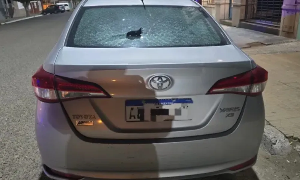 auto vandalizado