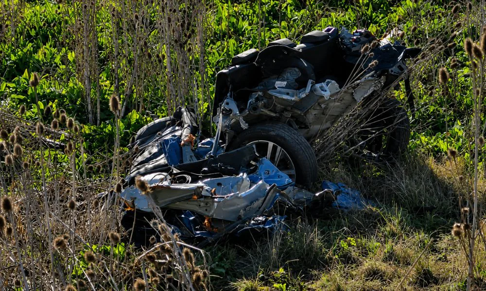 Vuelco fatal en la ruta S26. Foto Infor Mate Santa Fe. Imagen editada con IA