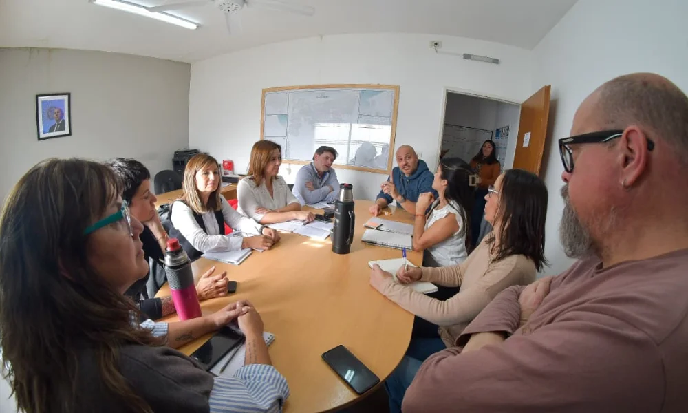 Reunión con funcionarios de Madryn