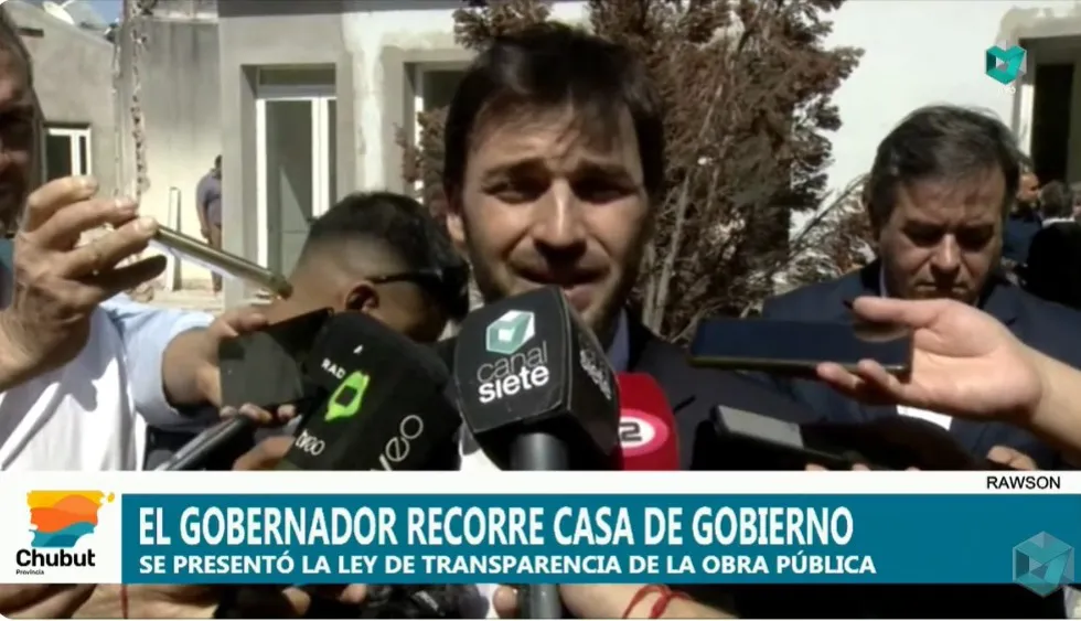 Ignacio Torres presentó la Ley de Transparencia en la Obra Pública