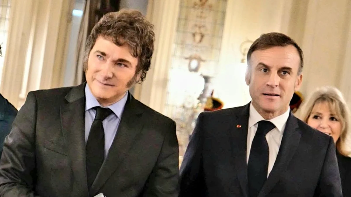 Javier Milei  y Macron