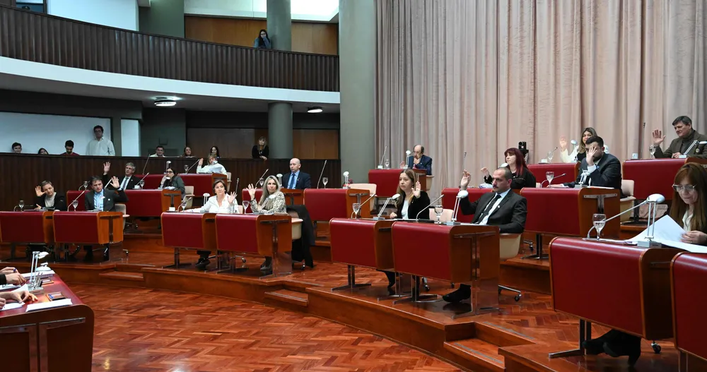 Sesión en la Legislatura con la aprobación Código Procesal