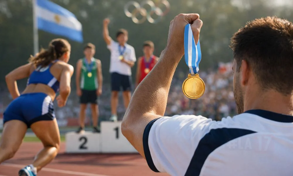 Becas deportivas. Imagen ilustrativa creada con IA generativa por #LA17