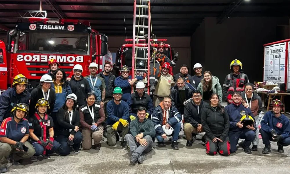 Los bomberos de Trelew ya operan con nuevas técnicas
