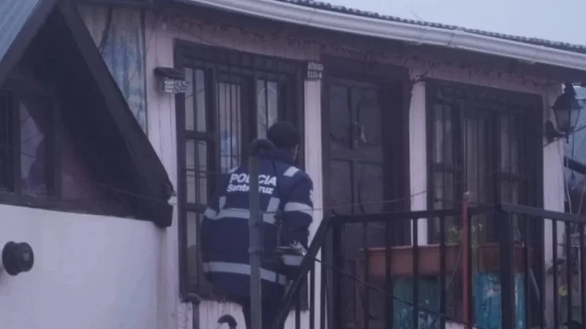 Un hombre se atrincheró