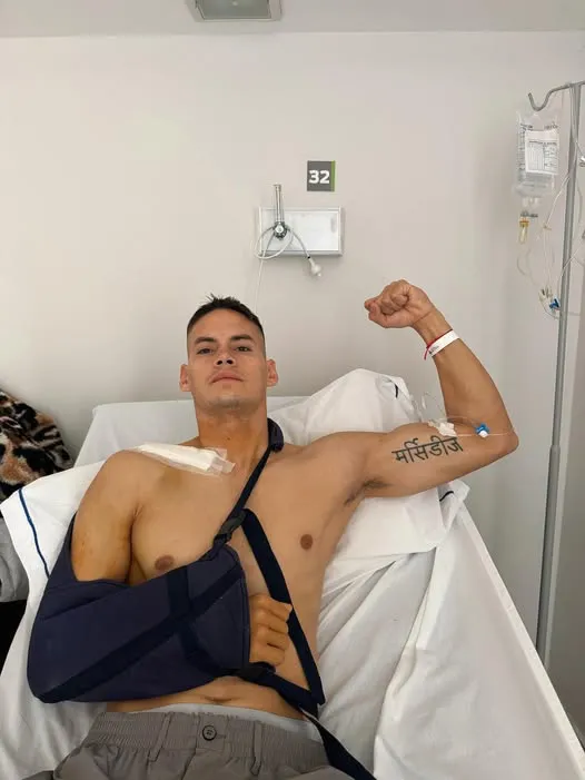 Alejandro Gutiérrez, fue intervenido quirúrgicamente. 1