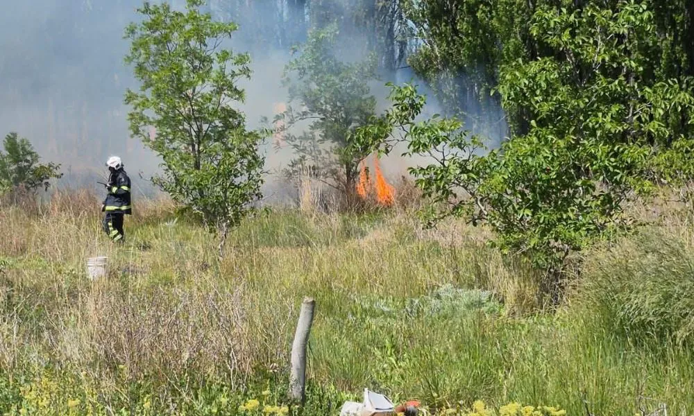 Incendio en Trelew por un asado