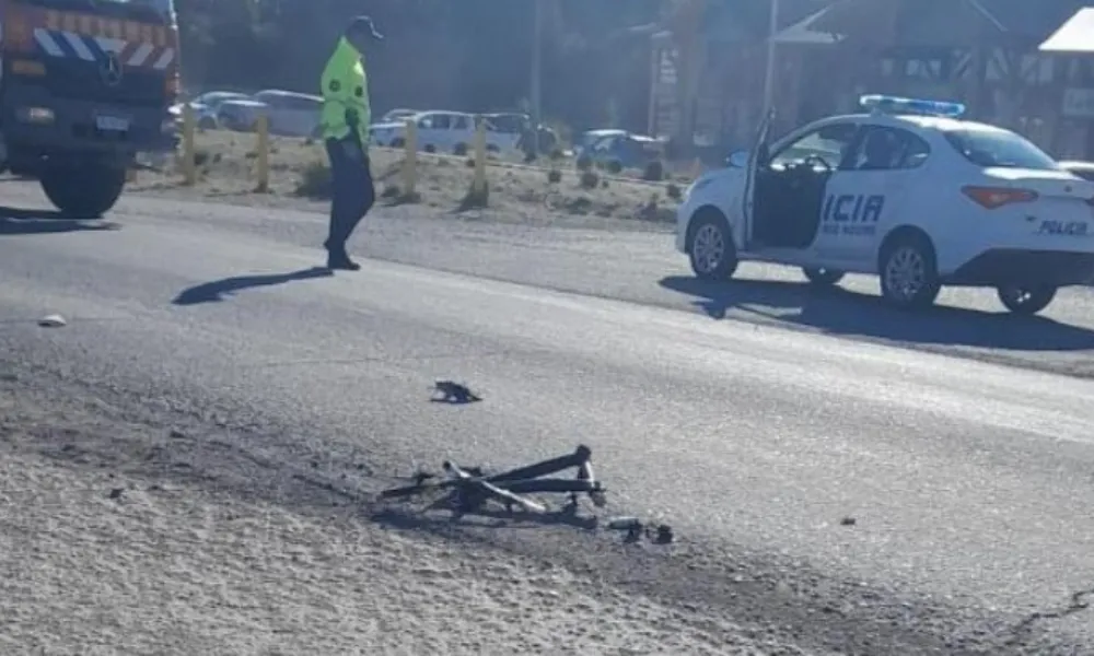 Niño atropellado en Dina Huapi