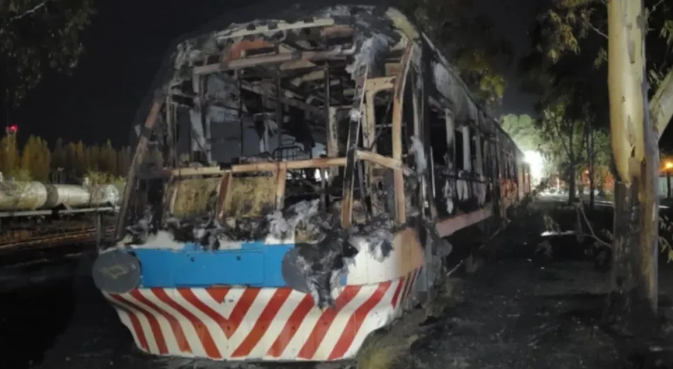 tren quemado
