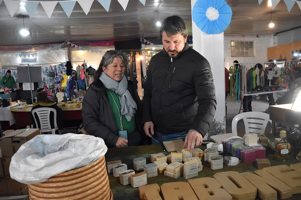 Merino en la feria Paseo Trelew