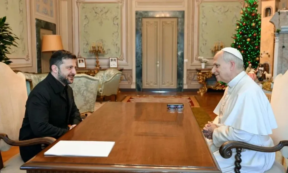 El Papa recibió a Zelenski