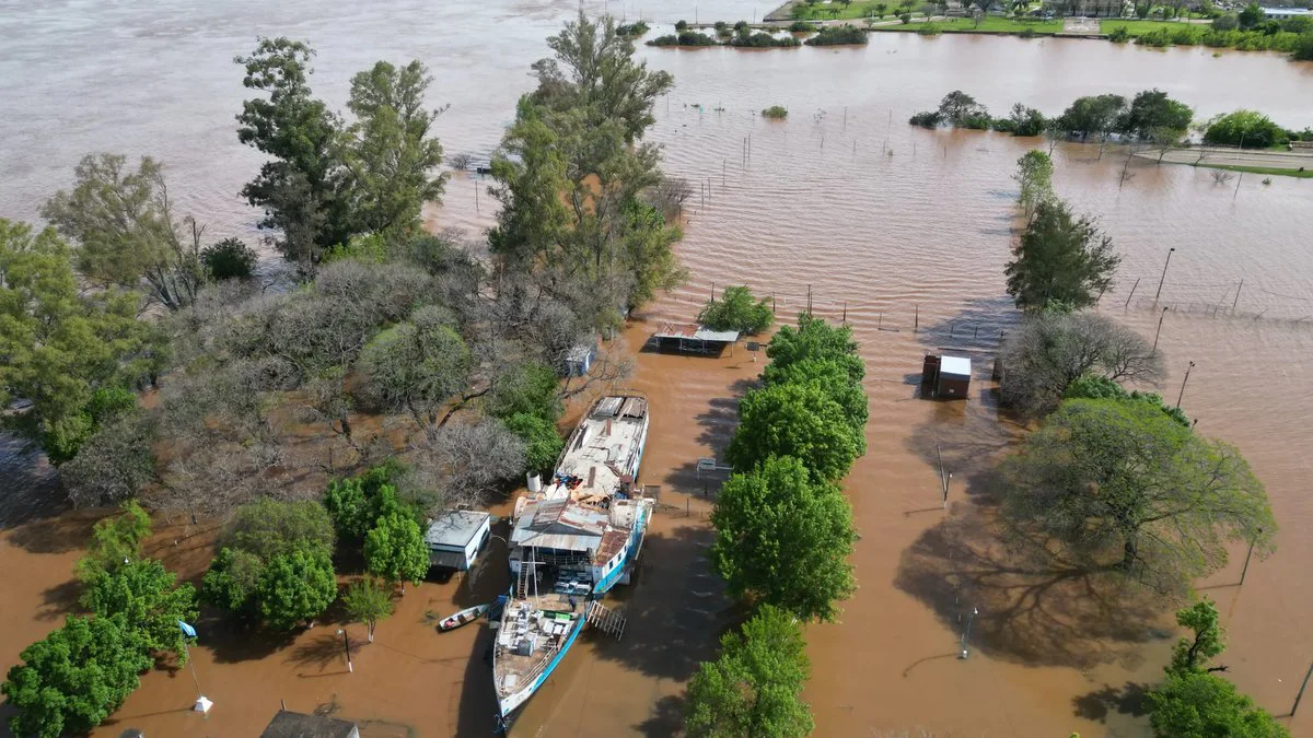Inundaciones en el Litoral. Foto Minuto Neuquén