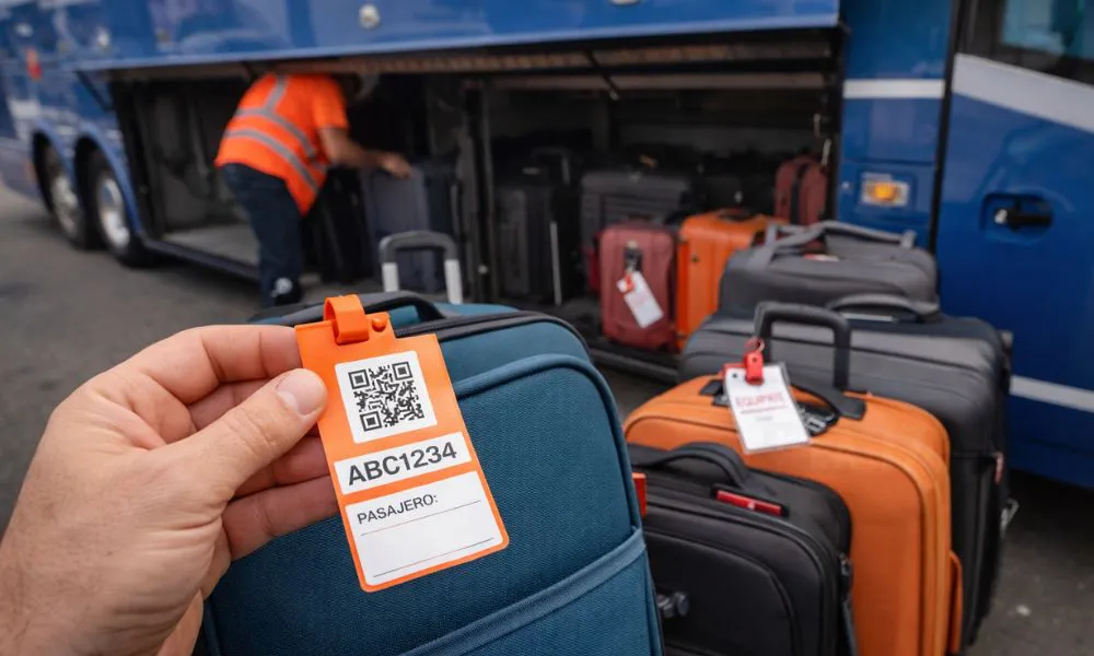 Identificación de equipaje. Imagen creada con IA generativa por #LA17