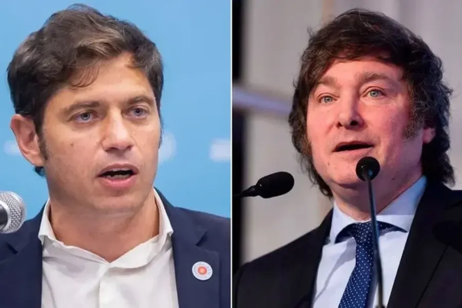 Kicillof y Milei