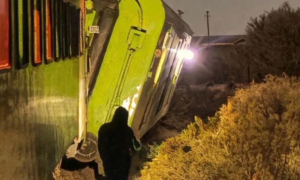 Descarriló un vagón del Tren Patagónico. Foto VIVO Informado
