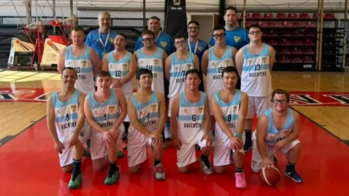 Argentina, campeón mundial de básquet para atletas con síndrome de Down