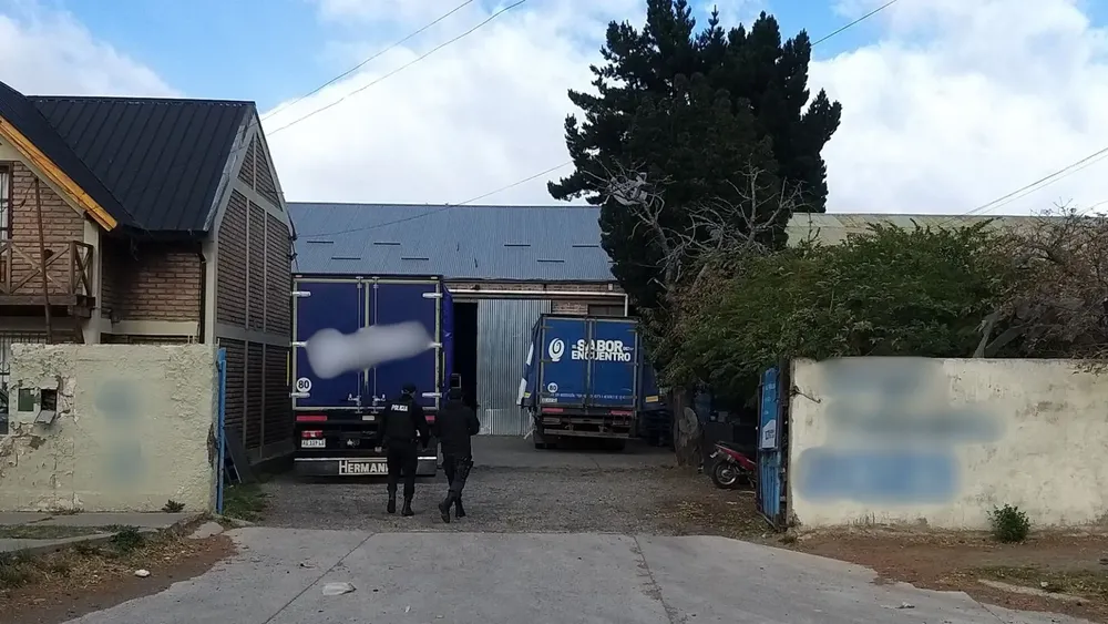 Distribuidora de bebidas donde se perpetró el robo