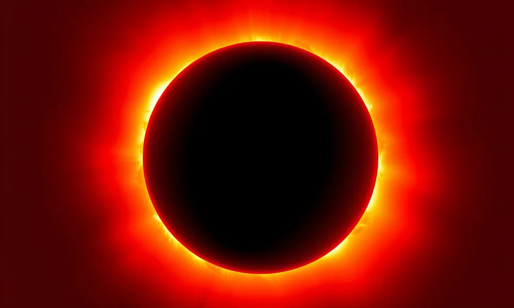 Eclipse solar. Foto Magnific