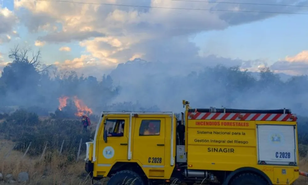 Incendio en Trevelin