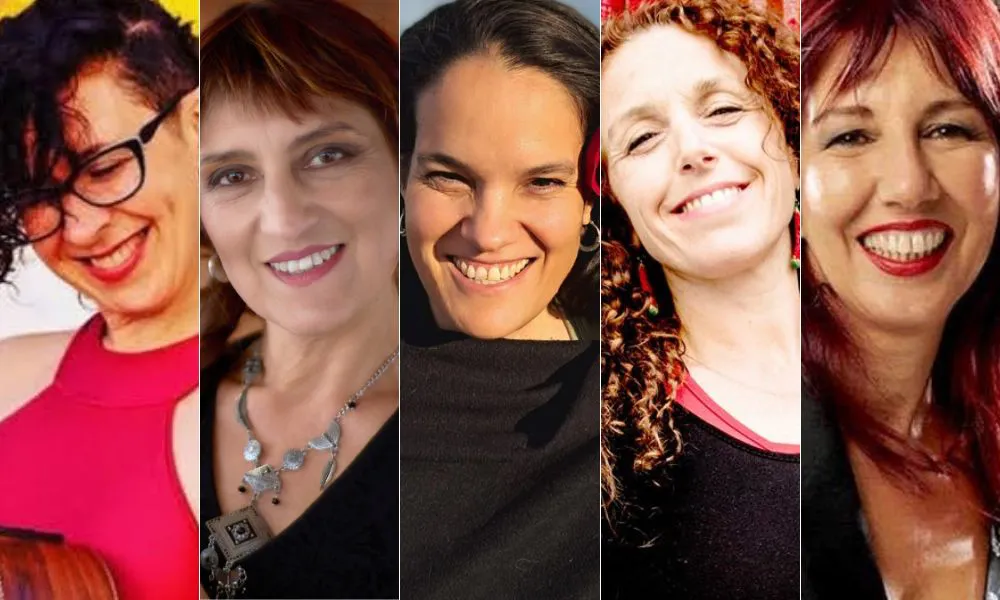 Gabriela Carel y cantantes patagónicas