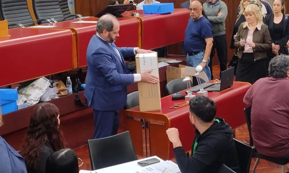 Recuento de votos en Chubut