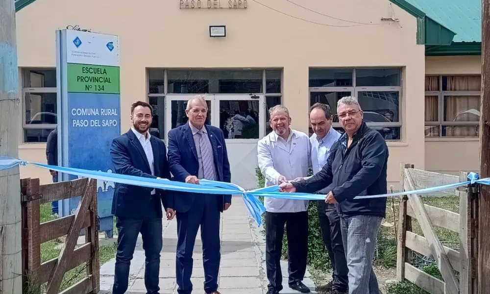 Inauguraron obras en la Escuela 134 de Paso del Sapo