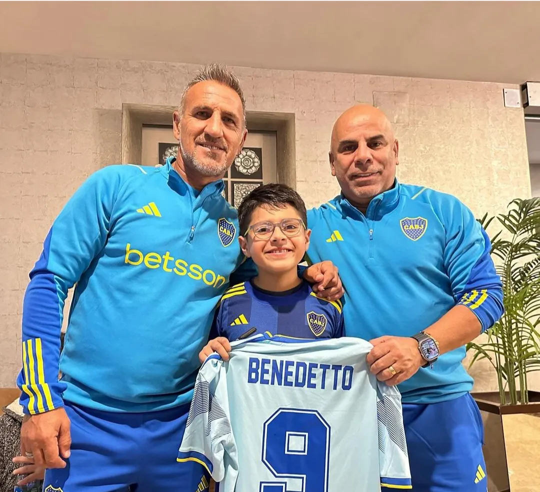 BOCA LE CUMPLIÓ EL SUEÑO A UN NIÑO BOLIVIANO
