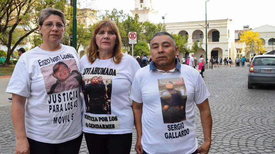 Familiares de las víctimas en el juicio.