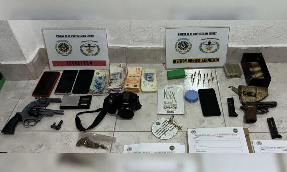 Allanamientos en Sarmiento