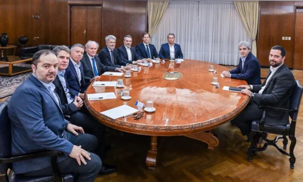 Reunión de Caputo con supermercadistas