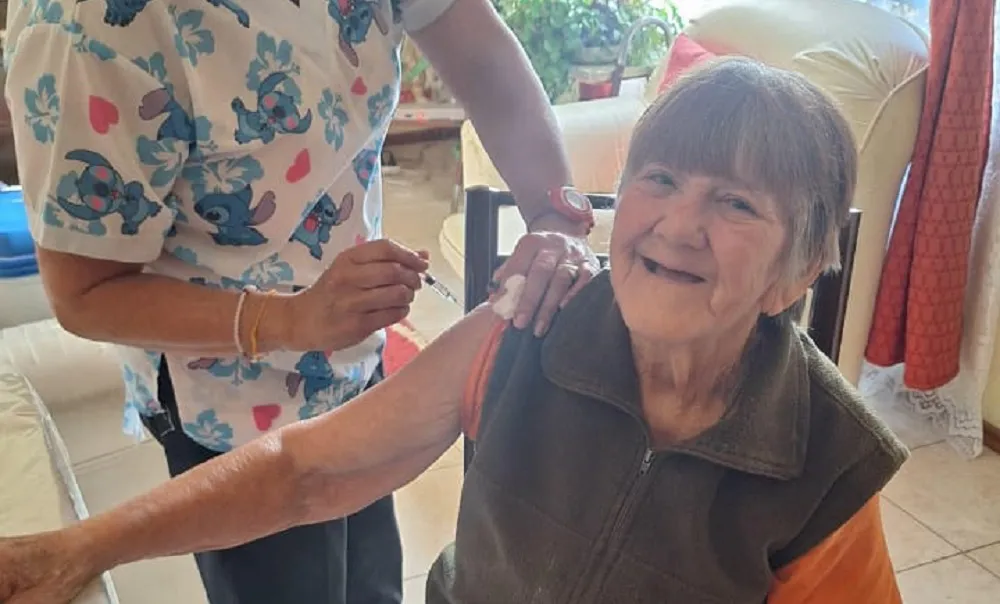 Vacunación antigripal a grupos de riesgo en Chubut