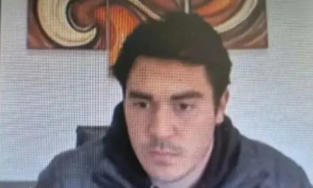 Facundo Ángel Plos en la audiencia virtual