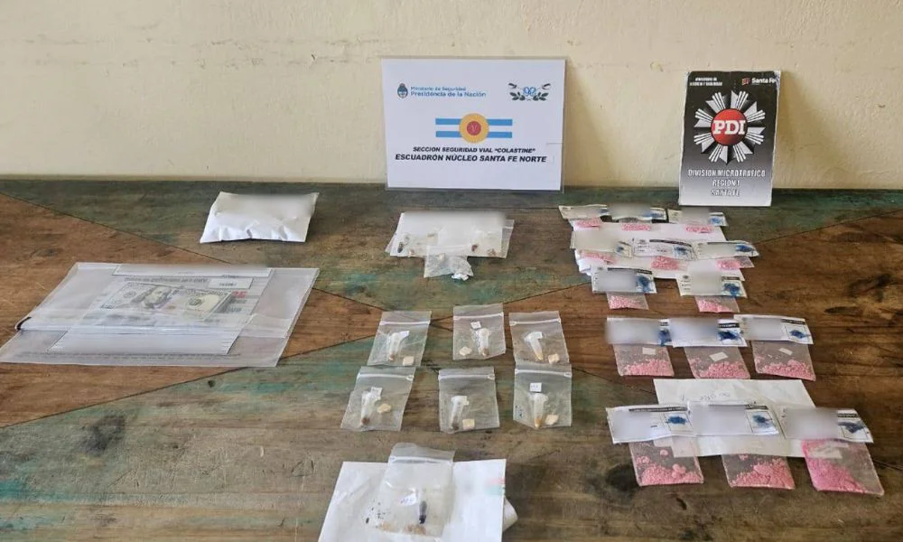 Secuestran droga sintética en Santa Fe