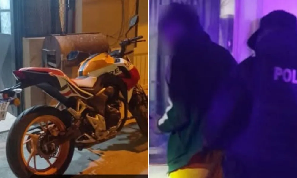 Intentó robar una moto y fue sorprendido por el dueño