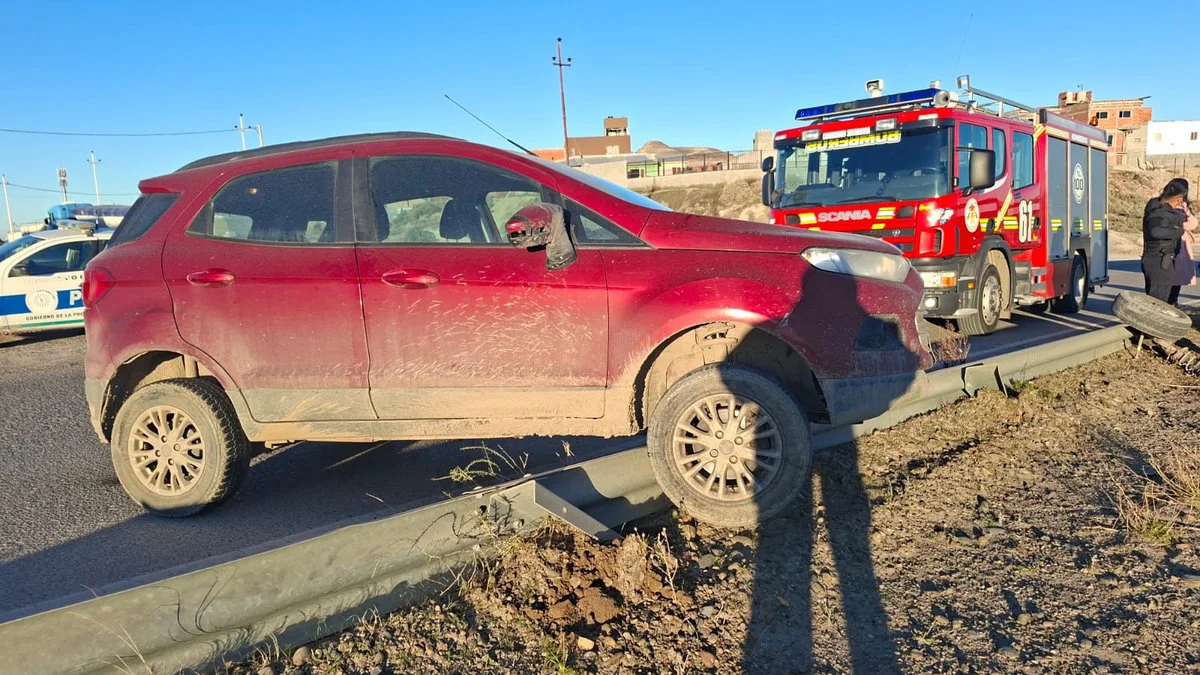 Accidente en Comodoro. Foto Del Mar Digital